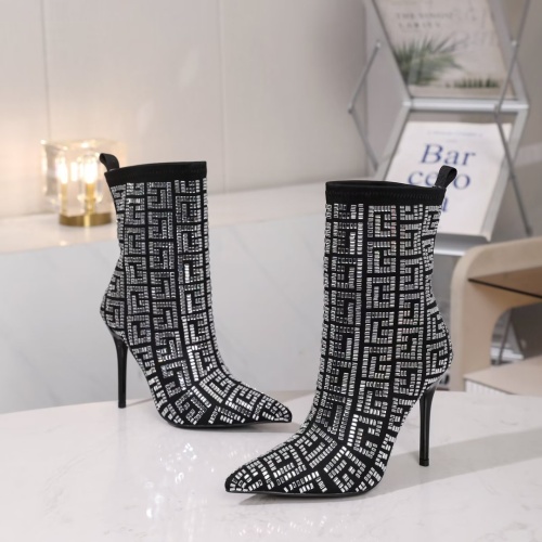 Replica Balmain Boots For Women #1257762 $112.00 USD for Wholesale