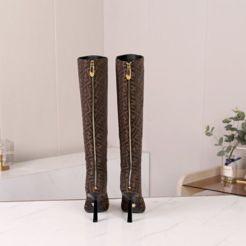 Replica Versace Boots For Women #1257783 $115.00 USD for Wholesale