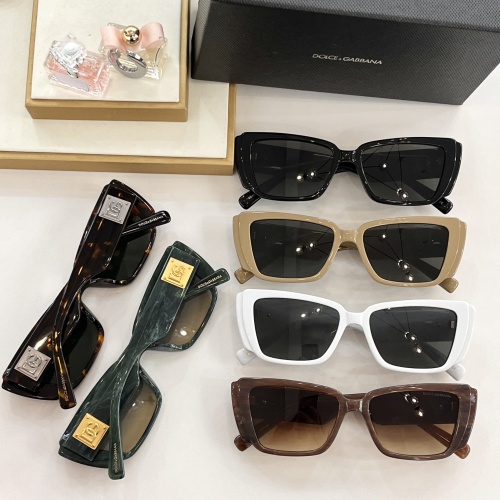 Replica Dolce & Gabbana AAA Quality Sunglasses #1257856 $60.00 USD for Wholesale