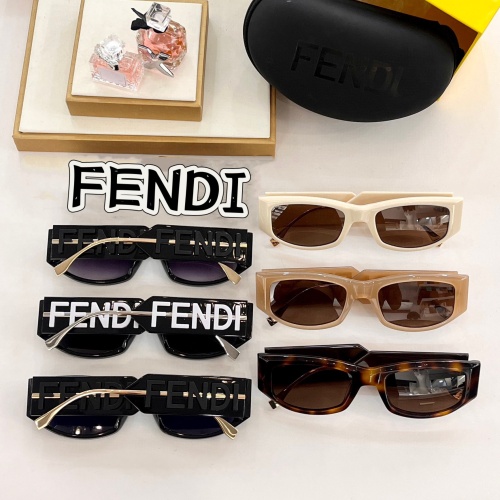 Replica Fendi AAA Quality Sunglasses #1257872 $72.00 USD for Wholesale