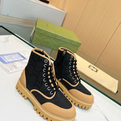 Replica Gucci Boots For Men #1257913 $100.00 USD for Wholesale