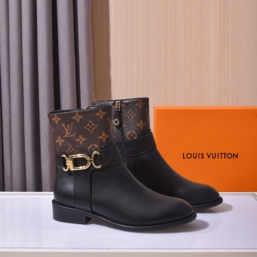 Replica Louis Vuitton Boots For Women #1258001 $100.00 USD for Wholesale