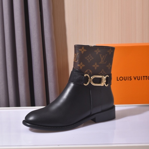 Replica Louis Vuitton Boots For Women #1258001 $100.00 USD for Wholesale