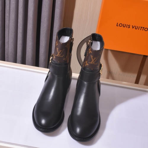 Replica Louis Vuitton Boots For Women #1258001 $100.00 USD for Wholesale