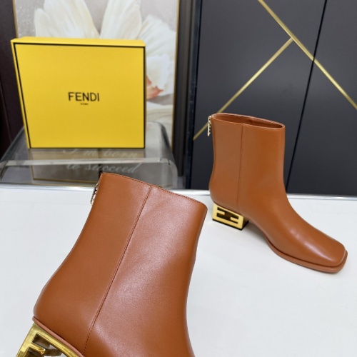 Replica Fendi Fashion Boots For Women #1258044 $122.00 USD for Wholesale