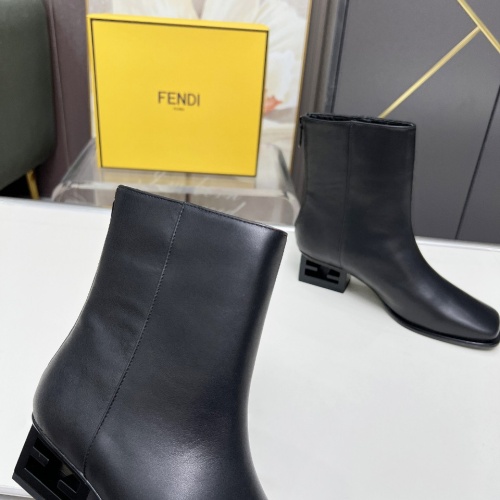 Replica Fendi Fashion Boots For Women #1258045 $122.00 USD for Wholesale