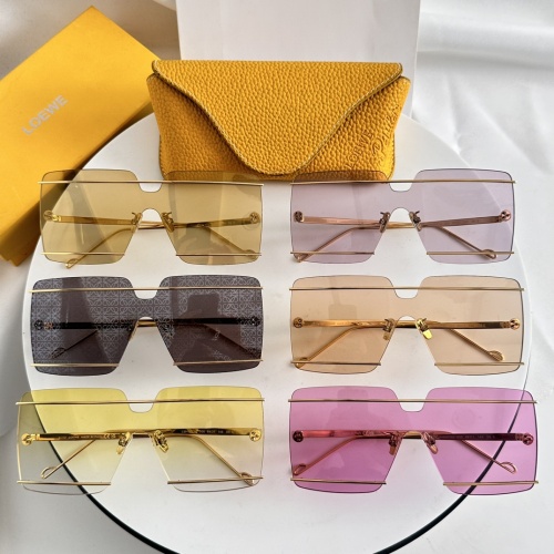 Replica LOEWE AAA Quality Sunglasses #1258129 $56.00 USD for Wholesale