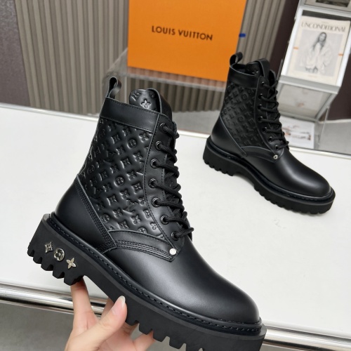 Replica Louis Vuitton Boots For Women #1258153 $115.00 USD for Wholesale