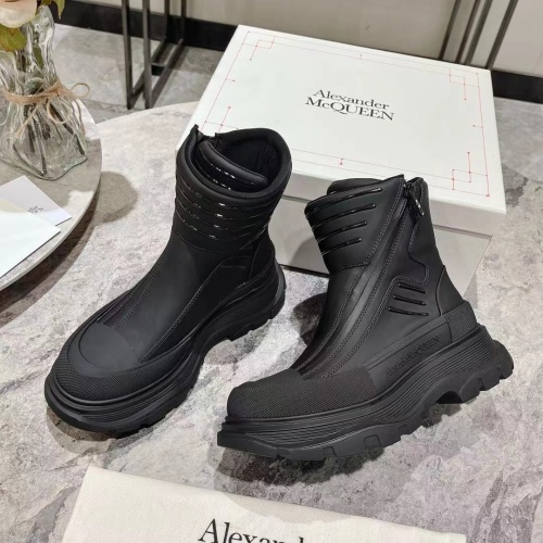 Replica Alexander McQueen Boots For Men #1258162 $130.00 USD for Wholesale