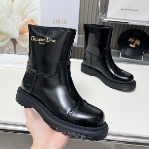 Replica Christian Dior Boots For Women #1258177 $112.00 USD for Wholesale