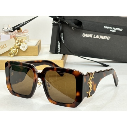 Cheap Yves Saint Laurent YSL AAA Quality Sunglasses #1258347, $$64.00 USD On Yves Saint Laurent YSL AAA Quality Sunglasses