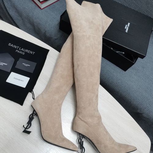 Cheap Yves Saint Laurent YSL Boots For Women #1258404, $$145.00 USD On Yves Saint Laurent YSL Boots