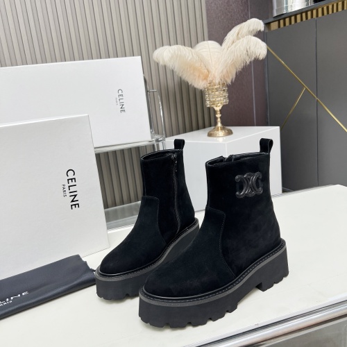 Replica Celine Boots For Women #1258542 $108.00 USD for Wholesale