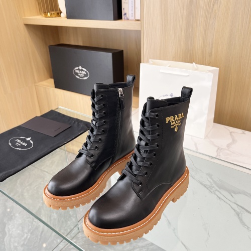 Replica Prada Boots For Women #1258575 $112.00 USD for Wholesale