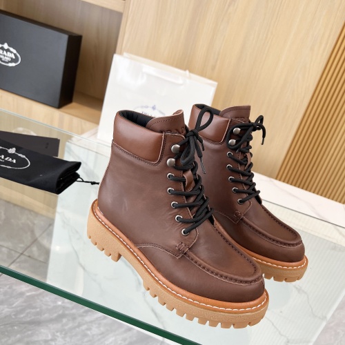 Replica Prada Boots For Women #1258587 $115.00 USD for Wholesale