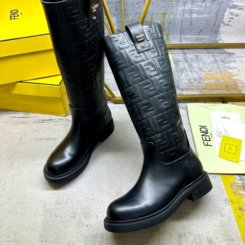 Replica Fendi Fashion Boots For Women #1258643 $132.00 USD for Wholesale