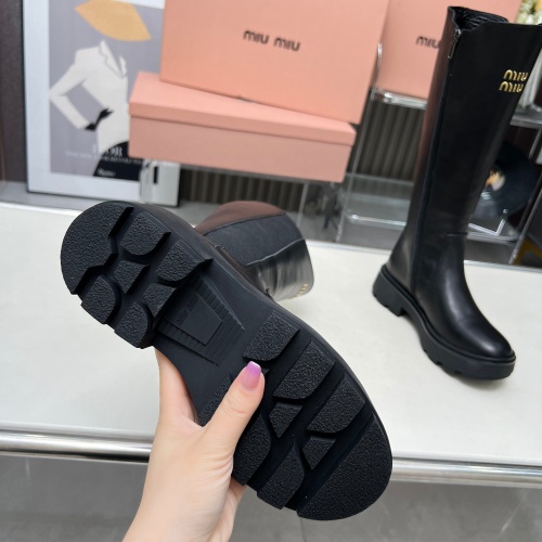 Replica MIU MIU Boots For Women #1258663 $140.00 USD for Wholesale