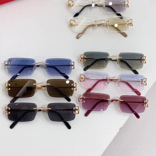 Replica Cartier AAA Quality Sunglassess #1258751 $68.00 USD for Wholesale