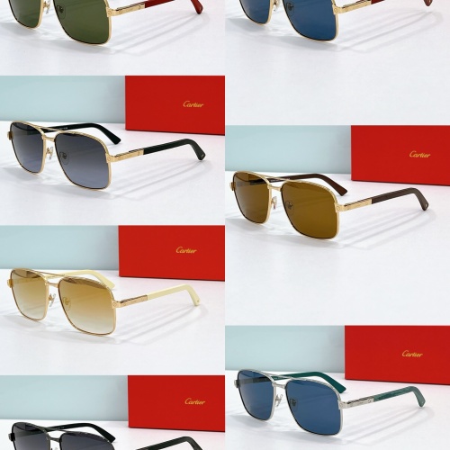 Replica Cartier AAA Quality Sunglassess #1258776 $48.00 USD for Wholesale