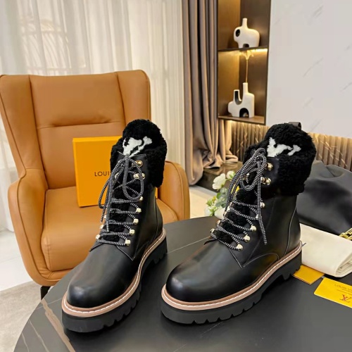 Replica Louis Vuitton Boots For Women #1258818 $125.00 USD for Wholesale