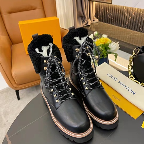 Replica Louis Vuitton Boots For Women #1258818 $125.00 USD for Wholesale