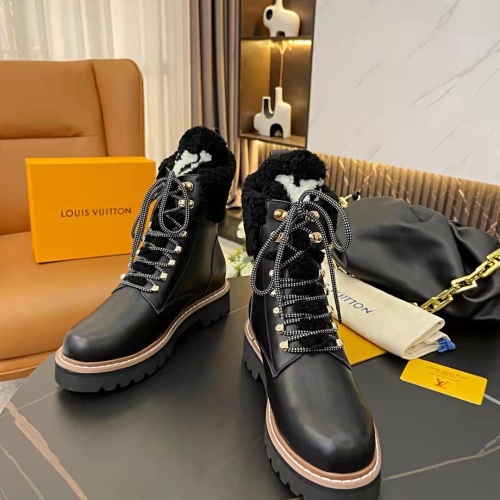 Replica Louis Vuitton Boots For Women #1258818 $125.00 USD for Wholesale