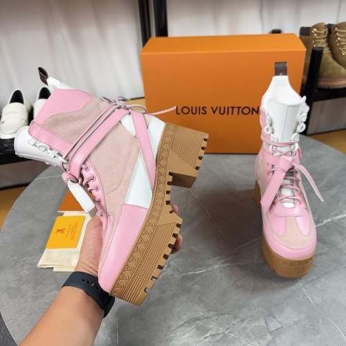 Replica Louis Vuitton Boots For Women #1258923 $130.00 USD for Wholesale