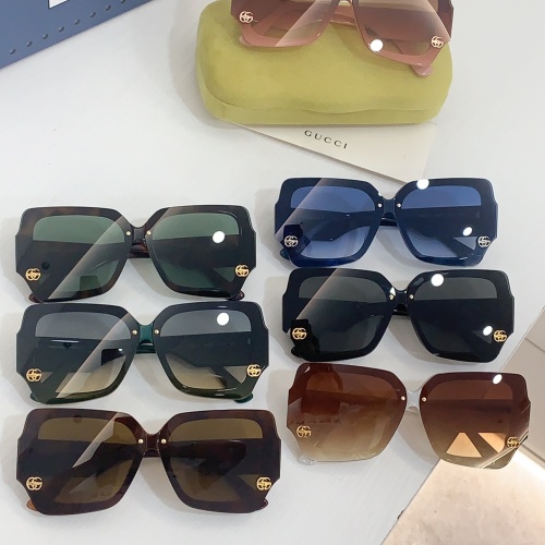 Replica Gucci AAA Quality Sunglasses #1258958 $60.00 USD for Wholesale