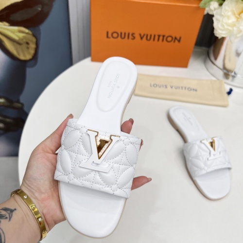 Replica Louis Vuitton Slippers For Women #1259062 $85.00 USD for Wholesale