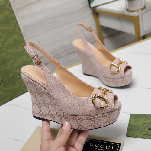 Replica Gucci Sandal For Women #1259105 $125.00 USD for Wholesale