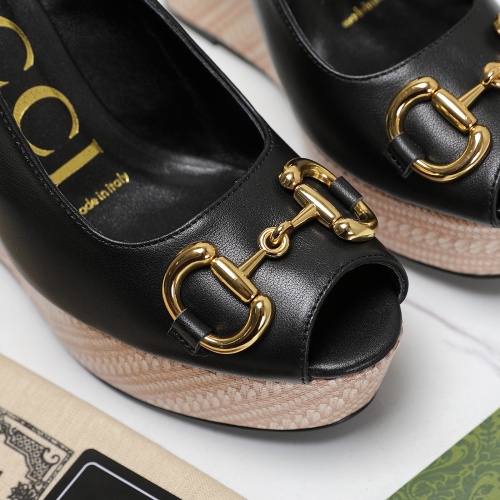 Replica Gucci Sandal For Women #1259111 $125.00 USD for Wholesale