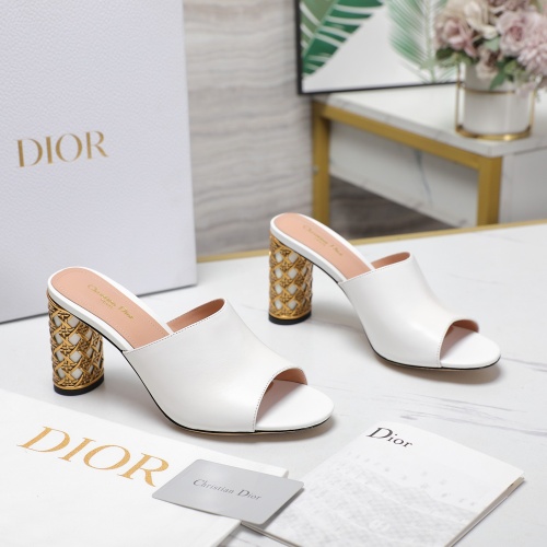 Replica Christian Dior Slippers For Women #1259187 $108.00 USD for Wholesale