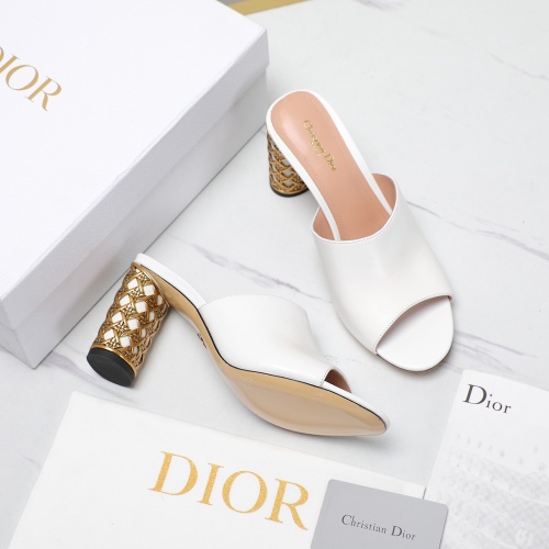 Replica Christian Dior Slippers For Women #1259187 $108.00 USD for Wholesale