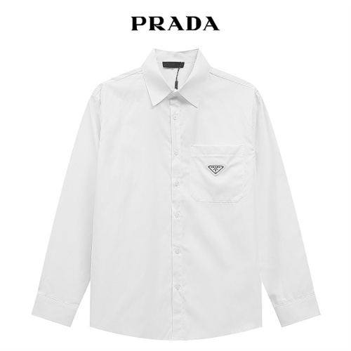 Cheap Prada Shirts Long Sleeved For Men #1259223, $$42.00 USD On Prada Shirts