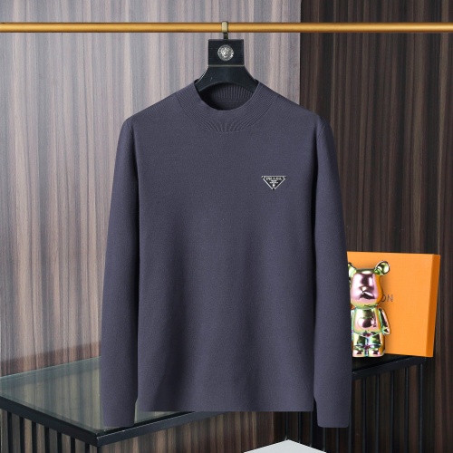 Cheap Prada Sweater Long Sleeved For Men #1259646, $$42.00 USD On Prada Sweater