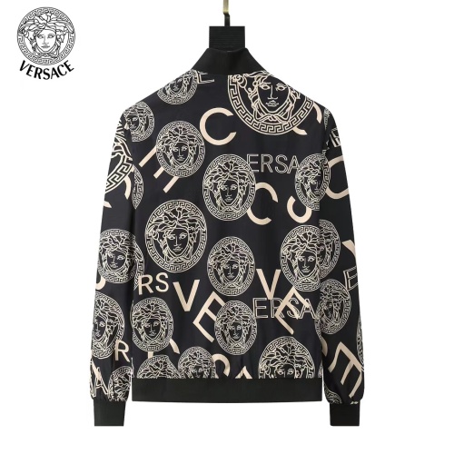 Replica Versace Jackets Long Sleeved For Men #1260075 $52.00 USD for Wholesale