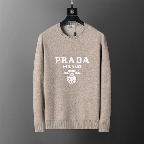 Cheap Prada Sweater Long Sleeved For Men #1260303, $$38.00 USD On Prada Sweater