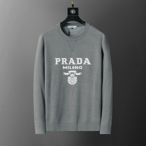 Cheap Prada Sweater Long Sleeved For Men #1260304, $$38.00 USD On Prada Sweater