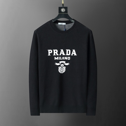 Cheap Prada Sweater Long Sleeved For Men #1260305, $$38.00 USD On Prada Sweater