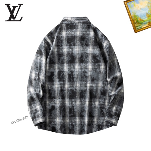 Replica Louis Vuitton LV Shirts Long Sleeved For Men #1260327 $40.00 USD for Wholesale