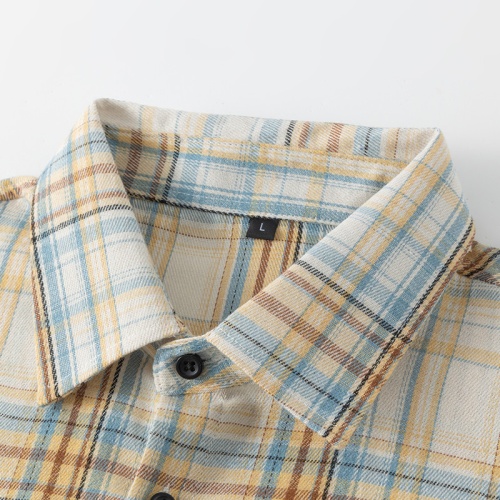 Replica Burberry Shirts Long Sleeved For Men #1260333 $40.00 USD for Wholesale