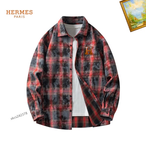 Cheap Hermes Shirts Long Sleeved For Men #1260353, $$40.00 USD On Hermes Shirts