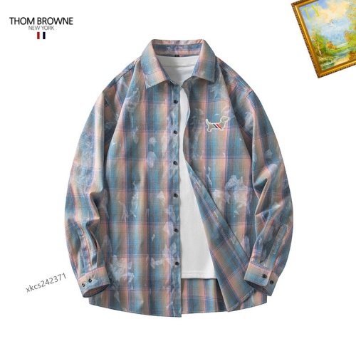 Cheap Thom Browne TB Shirts Long Sleeved For Men #1260359, $$40.00 USD On Thom Browne TB Shirts