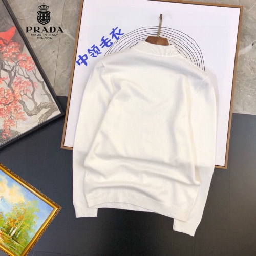 Replica Prada Sweater Long Sleeved For Men #1260375 $42.00 USD for Wholesale