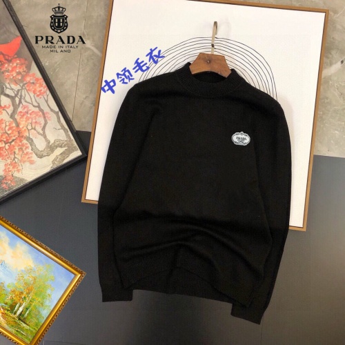 Cheap Prada Sweater Long Sleeved For Men #1260376, $$42.00 USD On Prada Sweater