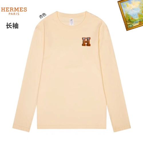 Cheap Hermes T-Shirts Long Sleeved For Unisex #1260462, $$34.00 USD On Hermes T-Shirts