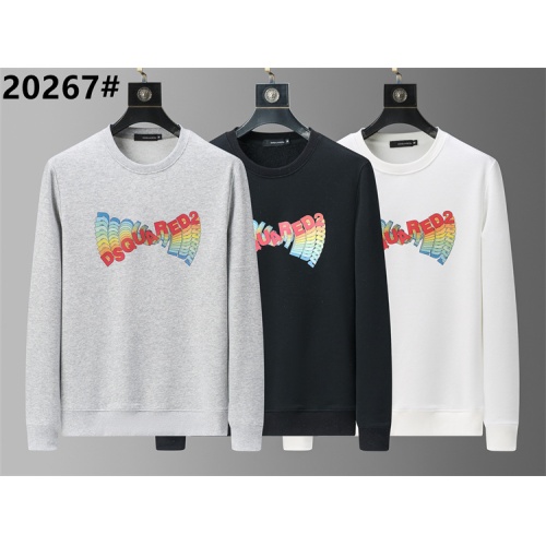 Replica Dsquared Hoodies Long Sleeved For Men #1260723 $36.00 USD for Wholesale