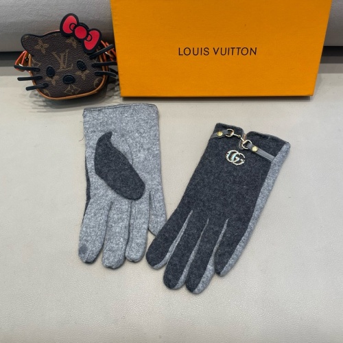 Replica Gucci Gloves #1260774 $40.00 USD for Wholesale