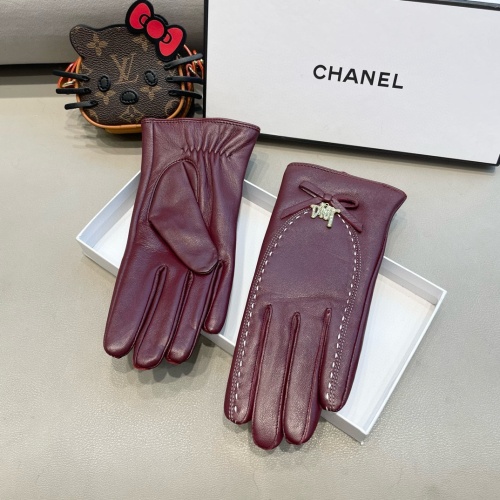 Replica Christian Dior Gloves For Women #1260781 $48.00 USD for Wholesale