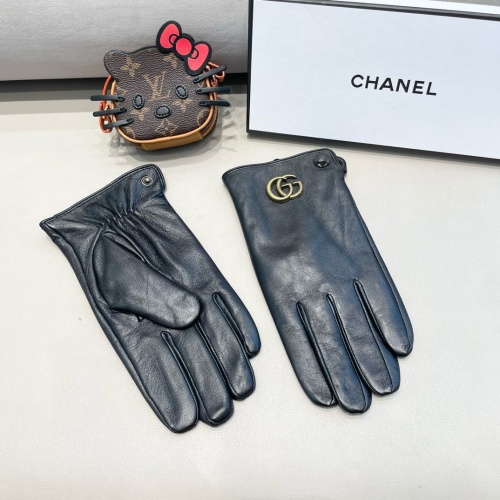 Replica Gucci Gloves For Men #1260783 $52.00 USD for Wholesale